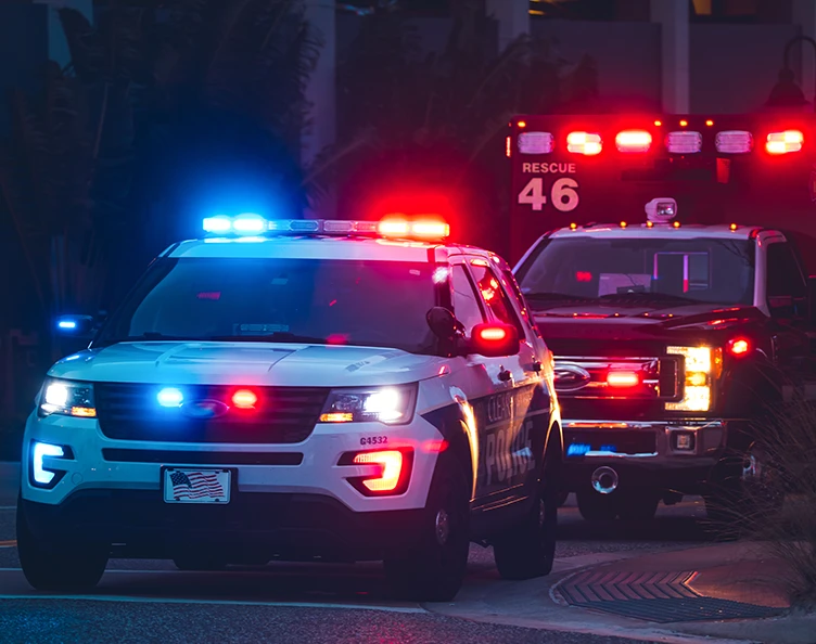 Police Cars and Lights